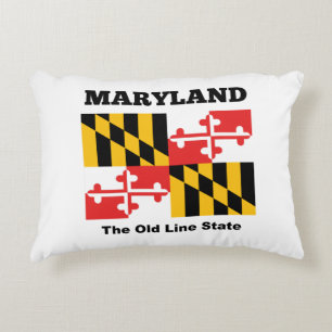 Maryland flagga prydnadskudde