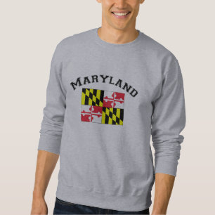 Maryland flagga sweatshirt
