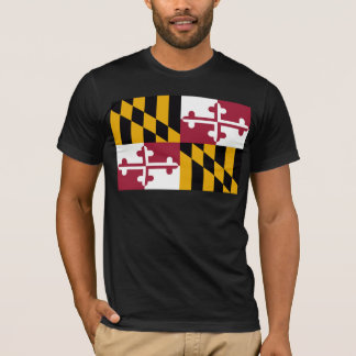 Maryland flagga t-shirt