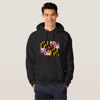 Maryland flagga tröja med luva