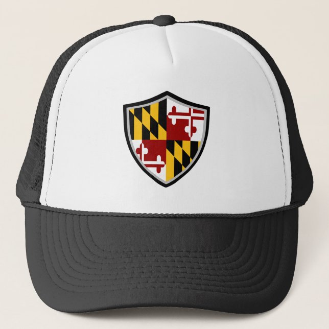 Maryland flagga truckerkeps (Framsida)