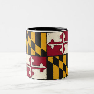 Maryland Flagga Två-Tonad Mugg