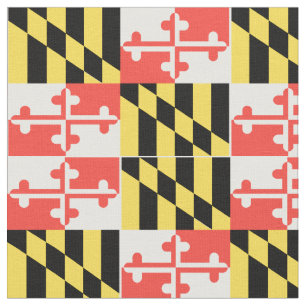 MARYLAND-Flagga Tyg