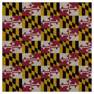 Maryland Flagga Tyg