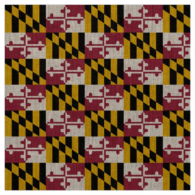 Maryland Flagga Tyg (Provkarta)
