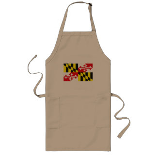 Maryland flaggaförkläde långt förkläde