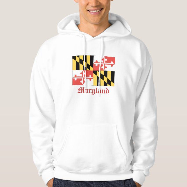 maryland flaggahoodie sweatshirt (Framsida)