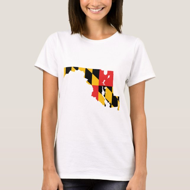 Maryland flaggakarta tee (Framsida)