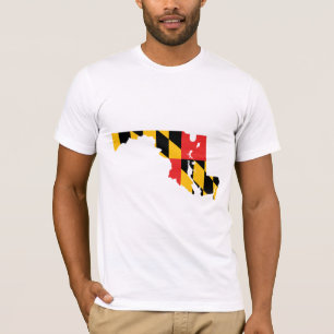 Maryland flaggakarta tee