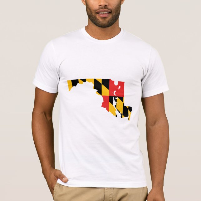 Maryland flaggakarta tee (Framsida)