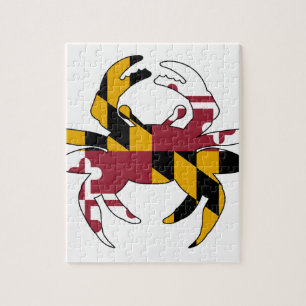Maryland flaggakrabba pussel
