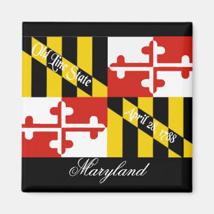 Maryland flaggamagnet magnet