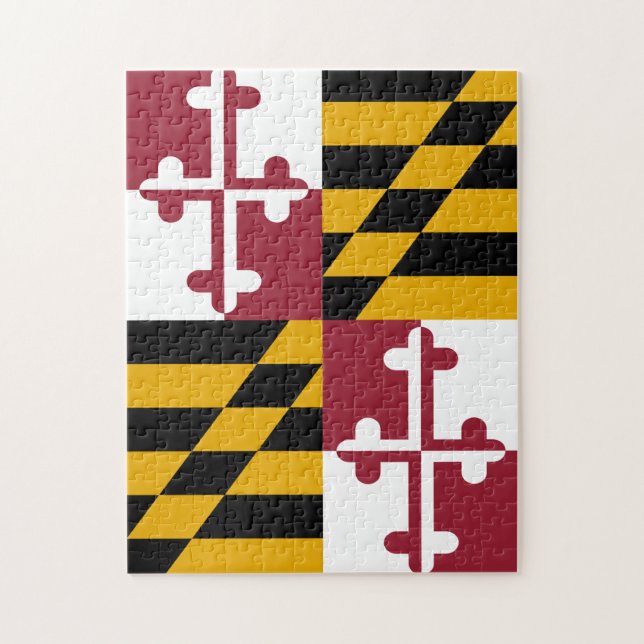 Maryland flaggapussel pussel (Vertikal)