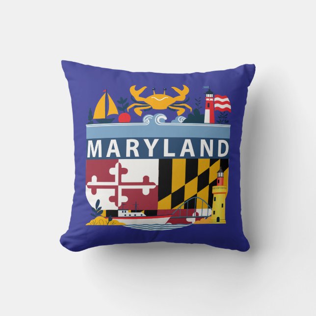 Maryland, Förenta staterna Kudde (Framsida)