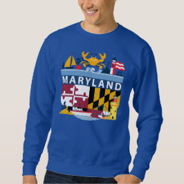 Maryland, Förenta staterna Lång Ärmad Tröja