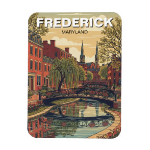 Maryland Frederick Historiska Distriktet Resa Magnet