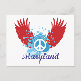 Maryland Fredstecken Vykort