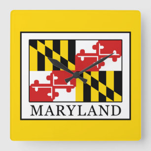 Maryland Fyrkantig Klocka