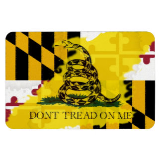Maryland Gadsden Flagga Magnet