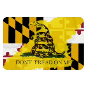 Maryland Gadsden flaggamagnet Magnet