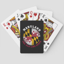 MARYLAND GAMLA LINJEN STATENS FLAGGA