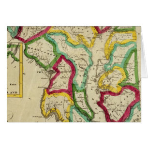 Maryland General Atlas Hälsningskort