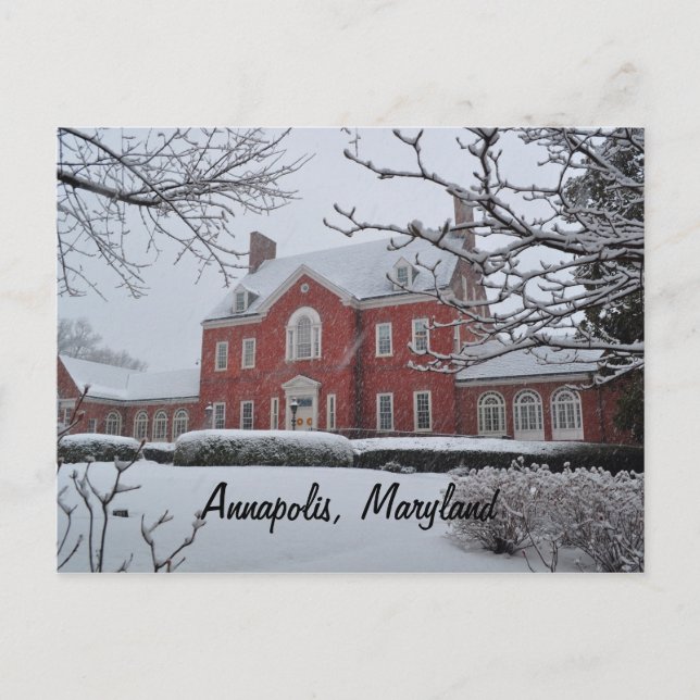 Maryland Guvernörs Mansion Vykort (Framsida)