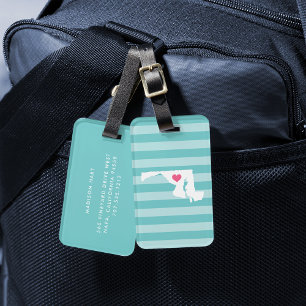 Maryland Heart Hemstat Bagagebricka