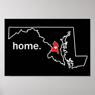 Maryland hem- ståndsmässig affisch - Co. för