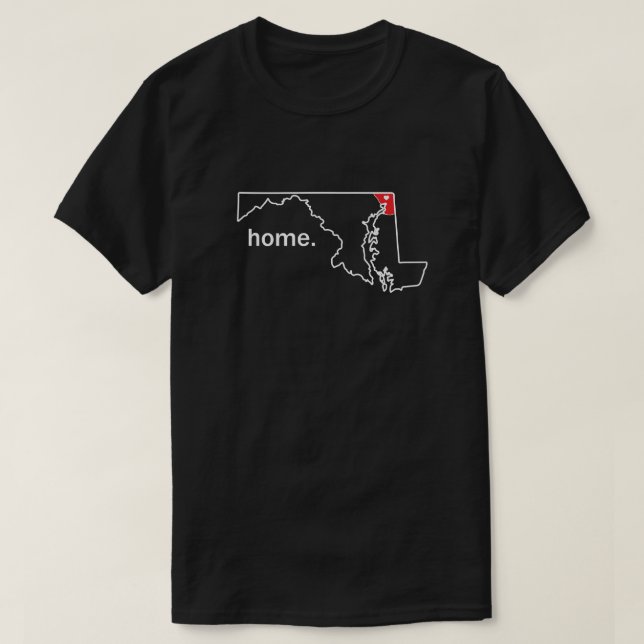 Maryland hem- ståndsmässig skjorta - Cecil Co. T Shirt (Design framsida)