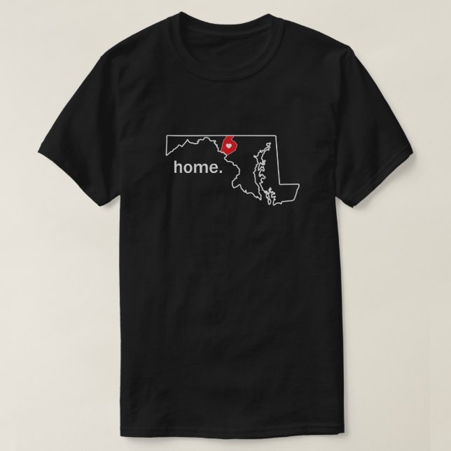 Maryland hem- ståndsmässig t-skjorta - Frederick T-shirt (Design framsida)
