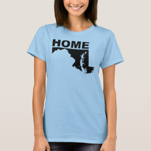Maryland Hemifrån Från Delstaten T-Shirt Tröjor