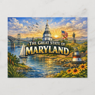 Maryland Hilsner vykort