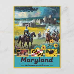 Maryland Historical Surrealism Vykort