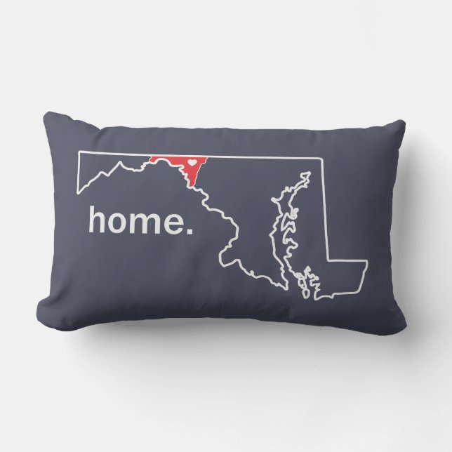 Maryland Home County-kudde - Washington co. Lumbarkudde (Framsida)