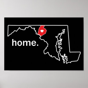 Maryland Home County poster - Frederick Co.