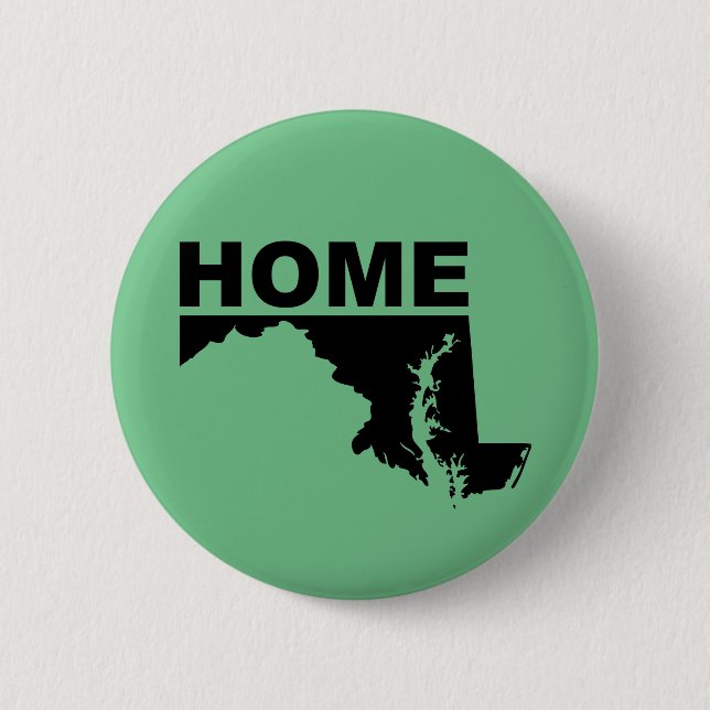 Maryland Home from State Button Badge Pin Knapp (Framsida)