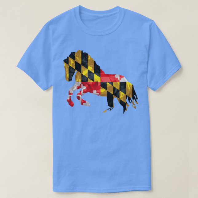 Maryland Horse T Shirt (Design framsida)