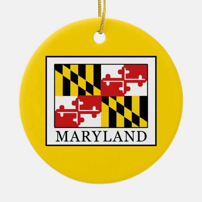 Maryland Julgransprydnad Keramik (Framsidan)