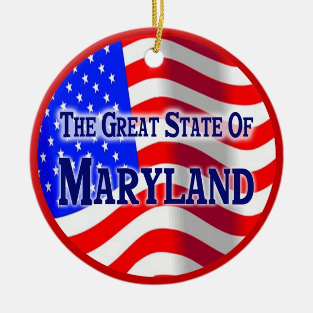 Maryland Julgransprydnad Keramik (Framsidan)