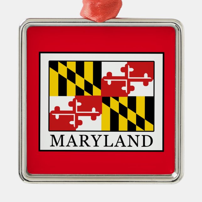 Maryland Julgransprydnad Metall (Framsidan)