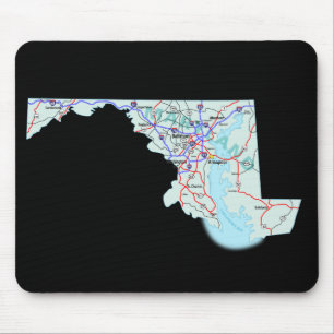 Maryland Karta Mousepad Musmatta