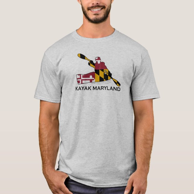 Maryland Kayaker T Shirt (Framsida)