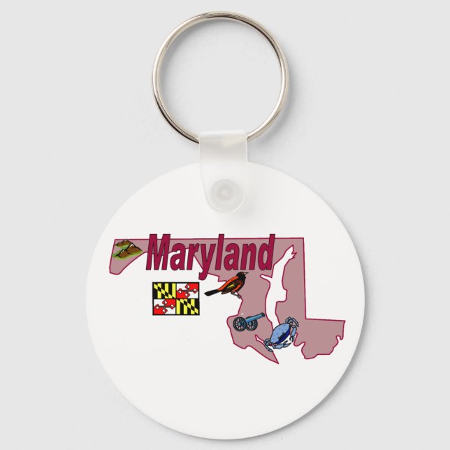 Maryland Keychain Nyckelring (Framsida)