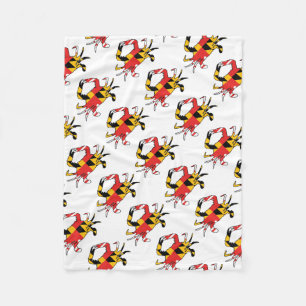 Maryland krabba fleecefilt