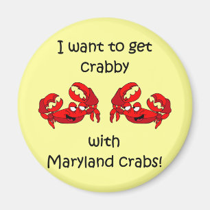 Maryland krabbor magnet