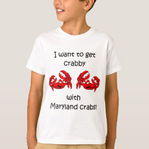 Maryland krabbor tee shirt