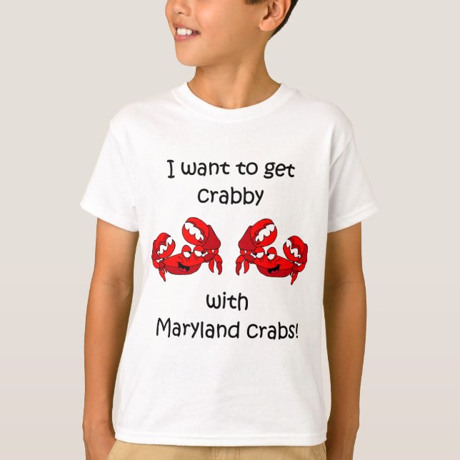 Maryland krabbor tee shirt (Framsida)