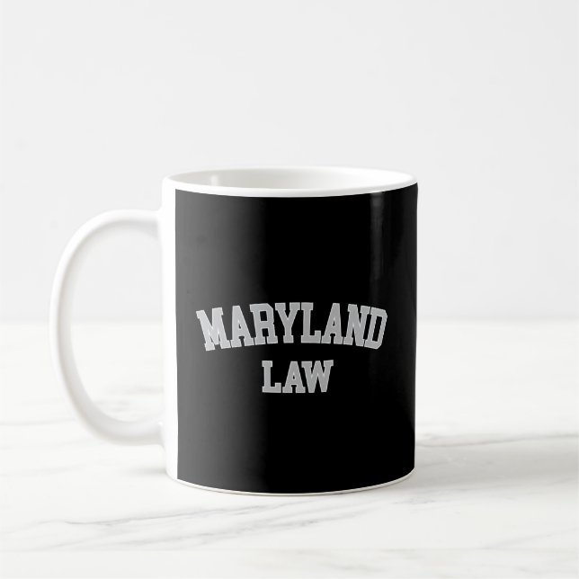 Maryland Lawyer Attorney Pub Student School Law Kaffemugg (Vänster)