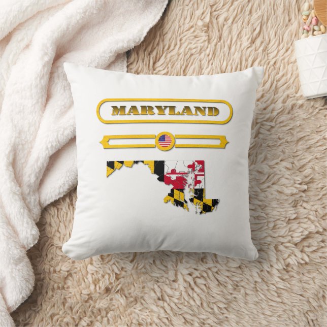 MARYLAND MAP, MARYLAND, USA. SAMER BRASIL KUDDE (Filt)